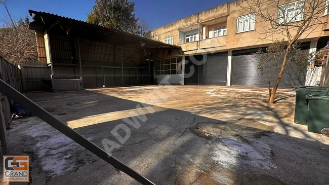 Warehouse for rent with an area of 550 square meters, both closed and open, in Harmandere.