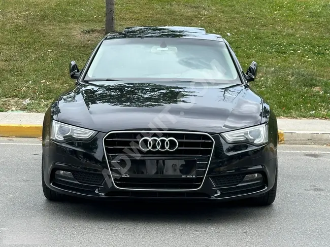 AUDI A5 2.0 TDI MULTITRONIC car, model 2014 with 177 horsepower, equipped with a sunroof, installment and exchange available.