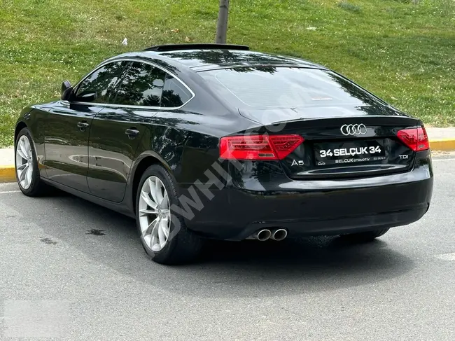 AUDI A5 2.0 TDI MULTITRONIC car, model 2014 with 177 horsepower, equipped with a sunroof, installment and exchange available.