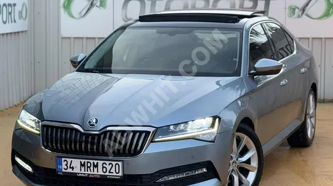 Skoda SuperB  بدون تغييرات  2019  سقف زجاجي-تحكم بالسرعة-كيلومترات منخفضة منLEVENT AUTO