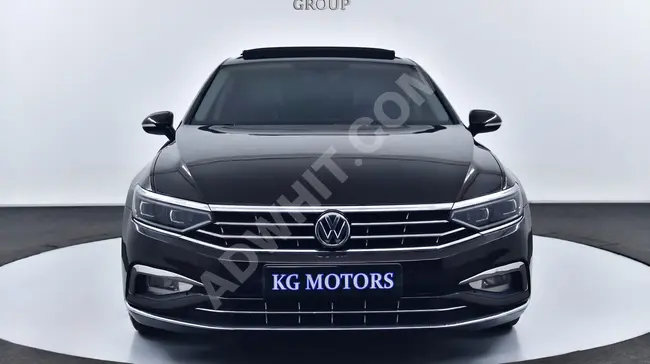 سيارة  WV PASSAT ELEGANCE  موديل  2019 بسقف زجاجي  كاميرا+ذاكرة+تدفئة+تدليك