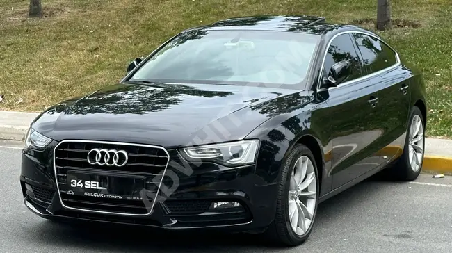 AUDI A5 2.0 TDI MULTITRONIC car, model 2014 with 177 horsepower, equipped with a sunroof, installment and exchange available.