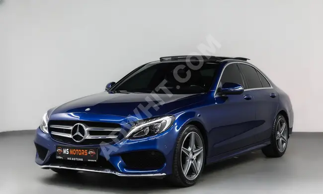 سيارة Mercedes - Benz C 180 موديل 2017 بدون صبغ/تدفئة/مقاعد مدفئة/نافذة كاميرا/رؤية ليلية/مرآة كهربائية