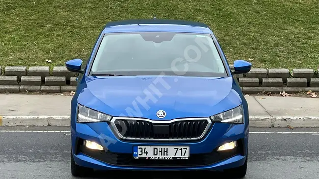 Skoda Scala موديل 2020 بدون طلاء /42.000 كم  ناقل حركة DSG/عجلة قيادة متعددة الوظائف/مرايا كهربائية/LED/تشغيل آلي