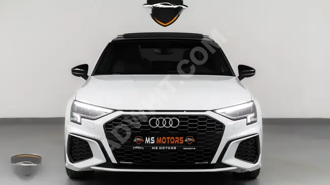 سيارة  Audi A3 موديل 2021 بدون طلاء/تدفئة/شحن لاسلكي/مقاعد كهربائية/تعداد كاميرا/نظام متابعة السرعة/دخول بدون مفتاح