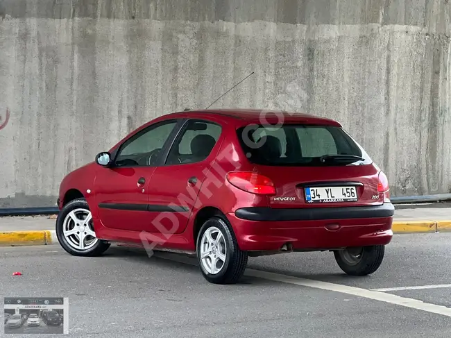 PEUGEOT/206 - موديل 1999 - 183 الف كم - وسادتان هوائيتان  - غاز LPG