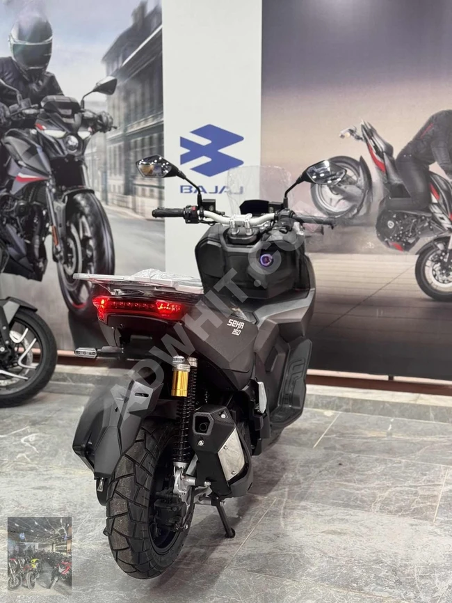 Seha 150 with the option of payment via credit cards at 0% interest over 12 months from AYDIN MOTOCARS.