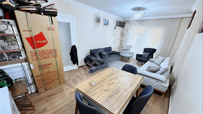 İLKEPARK EVLERİ HAVUZLU GÜVENLİKLİ SİTEDE 5.KAT 95m² SATILIK 2+1