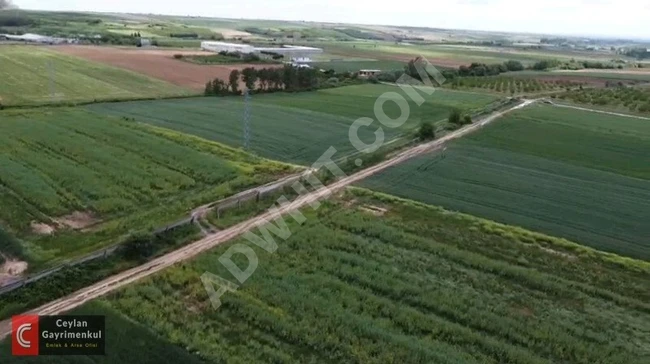 For sale: Agricultural land of 12,300 square meters in Babaeski, Kırklareli.