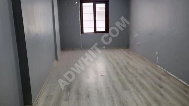 A spacious office for rent above the notary public in Halkalı Square