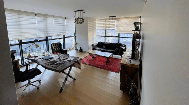 Office apartment for rent 3+1 furnished away from the noise in Ritim Istanbul.