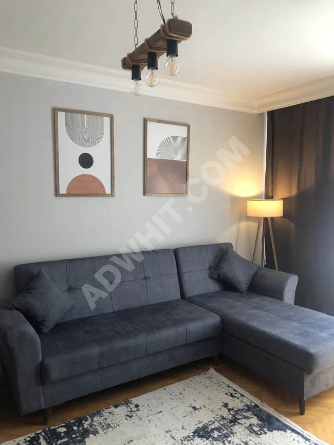 2+1 fully furnished apartment for rent in Beşiktaş Teşvikiye, 5 minutes away.