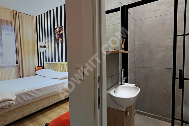 Fully furnished studio apartments in Taksim Feridiye, just 5 minutes from the metro.