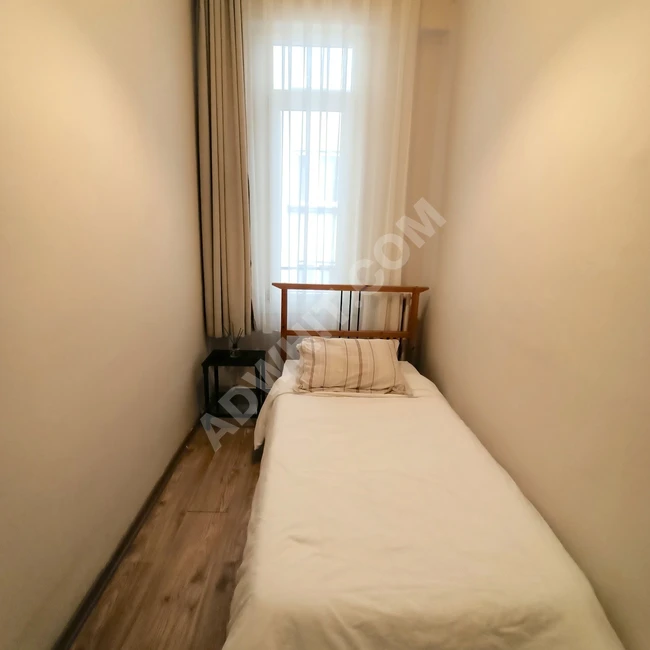 Furnished 2+1 apartment for rent in Taksim Square, two minutes' walk from the metro station