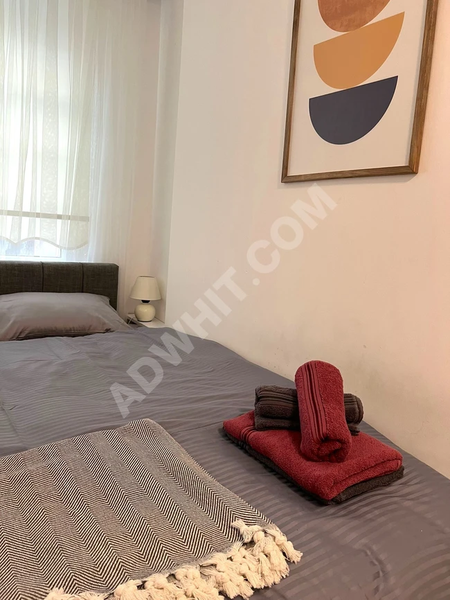 Furnished 1+1 apartments for rent near Maçka in Beşiktaş, close to İTÜ.