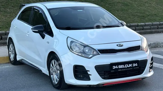 KIA RIO 1.4 Model 2015 Diesel 90 HP 6 Speeds, available for installment or exchange.