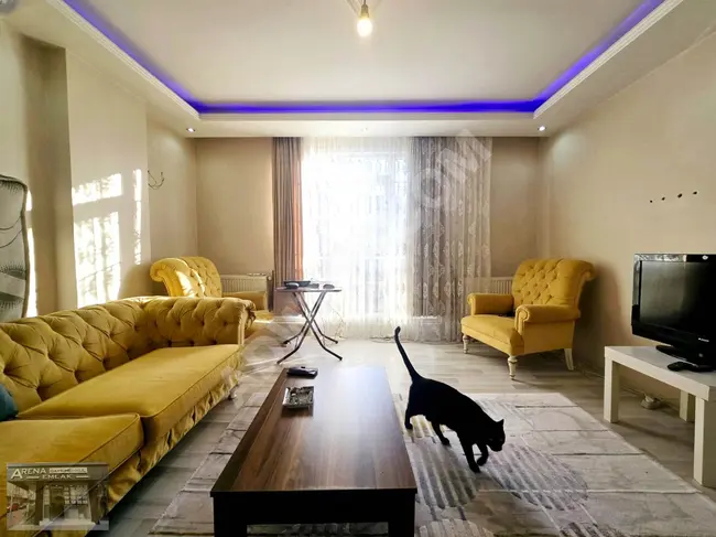 An 85 square meter apartment consisting of two rooms and a living room on the fifth floor with an elevator in a building that is 9 years old on ÇAMLIK Street.