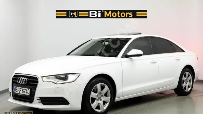 AUDI A6 2.0 TDI car with panoramic sunroof, vacuum, heating - No defects