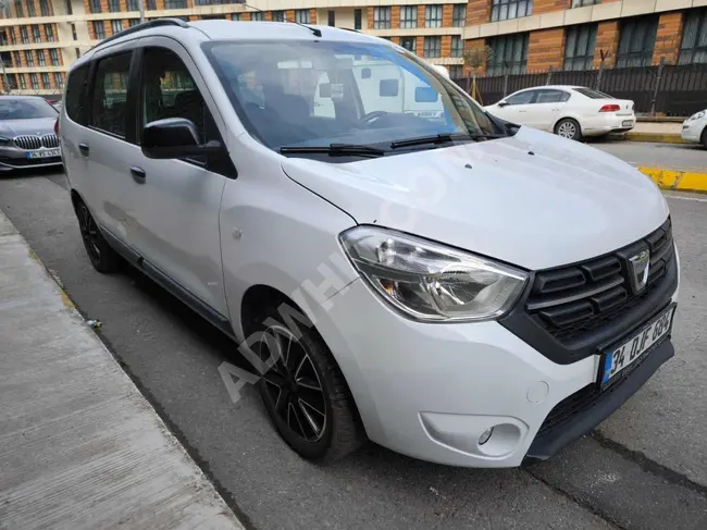 Family car for seven people with a tow bar