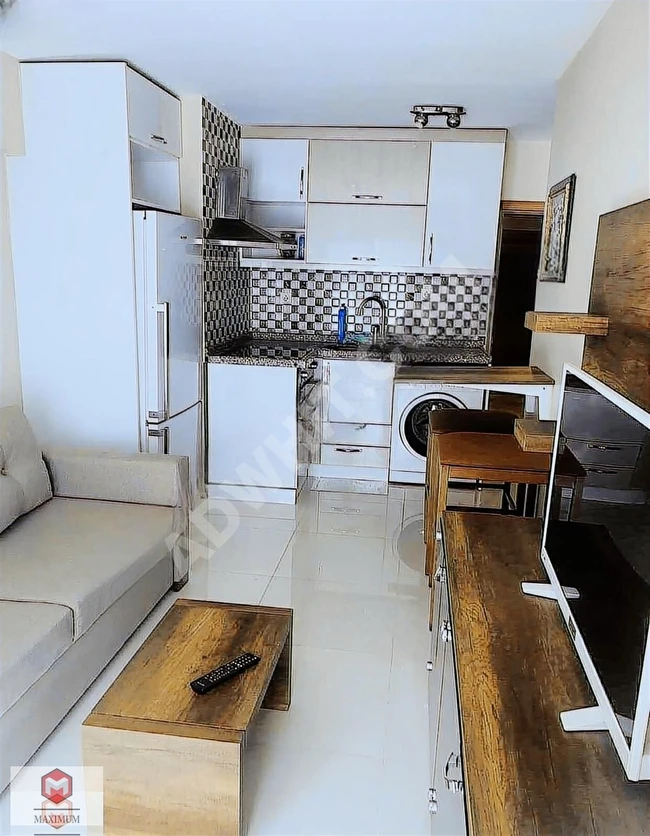 Fully furnished luxury apartment 1+1 for rent in KADIKÖY BOĞA.