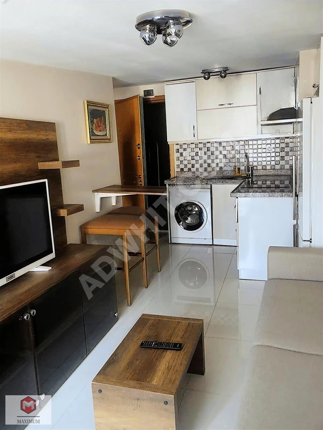 Fully furnished luxury apartment 1+1 for rent in KADIKÖY BOĞA.