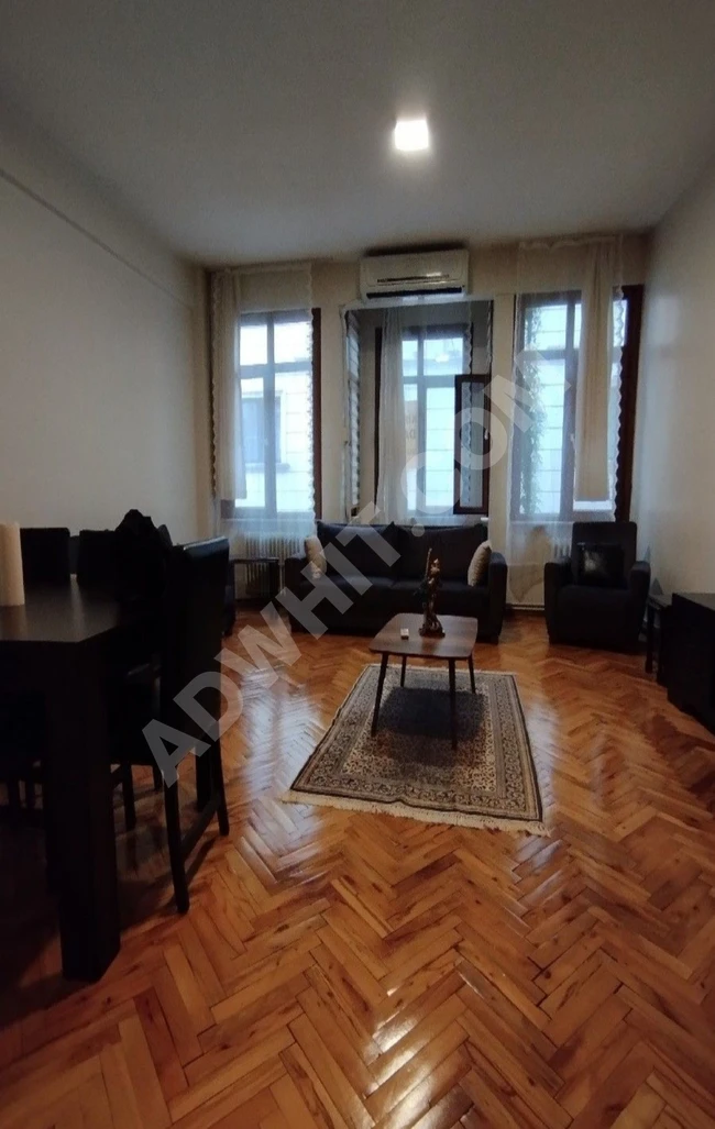 Fully furnished 2+1 apartment for rent opposite Harbiye Museum, and 5 minutes away from Osmanbey Metro Station.