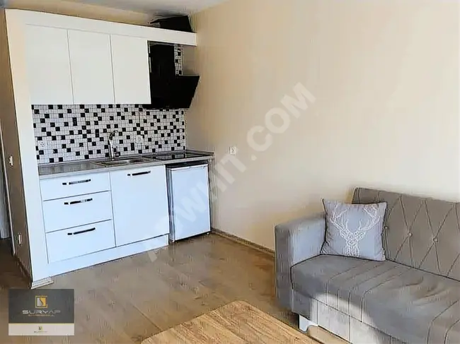 Apartment for rent 0+1 in Esenyurt Yaşar, fully furnished with a balcony.