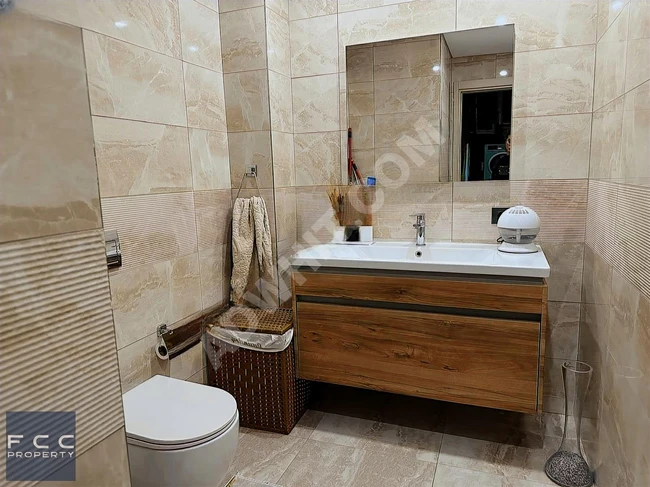 Duplex 2+1 with a closed kitchen for sale in the 3S FIRUZE KONAKLARI complex.