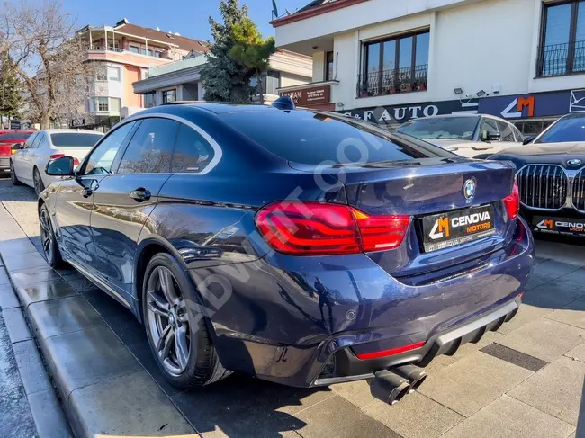 BMW 418i  موديل  2018 شاشة عدادات ديجيتال  نظام صوتي H.KARDON بدون  طلاء