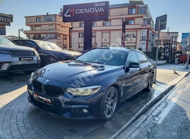 BMW 418i  موديل  2018 شاشة عدادات ديجيتال  نظام صوتي H.KARDON بدون  طلاء