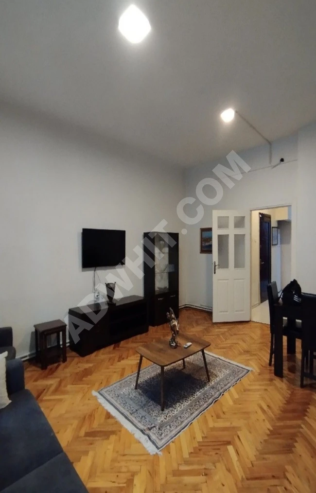 Fully furnished 2+1 apartment for rent opposite Harbiye Museum, and 5 minutes away from Osmanbey Metro Station.