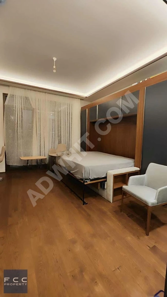 0+1 Apartment for Sale in a Residential Building at PIYALEPAŞA POLAT RESIDENCE