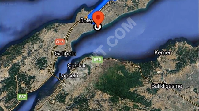 ÇANAKKALE GELİBOLU'DA DENİZE SIFIR YATIRIMLIK 8.321M2 EMSALSİZ