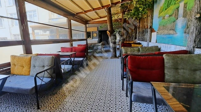 Cafe available for transferring lease, consisting of 3 floors, in ATATÜRK neighborhood.