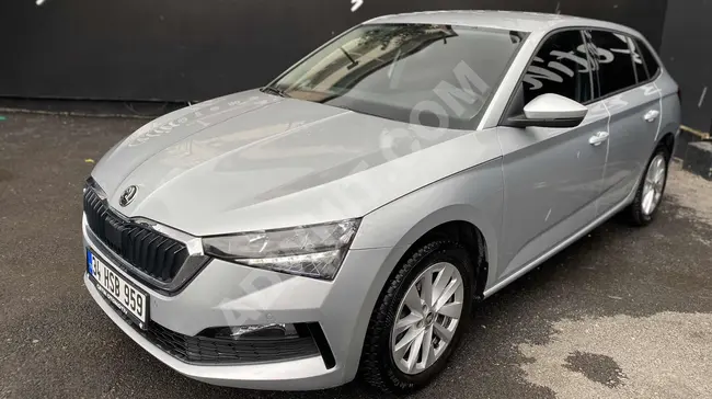 SKODA SCALA car - with a down payment of 399,000 cash, and the rest in checks and installment options.