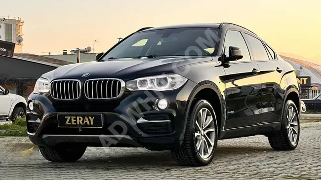 BMW X6 40d بدون عيوب ، بدون طلاء +  نظام ملاحة + حقيبة أمتعة  إلكترونية + شاشة NBT من ZERAY