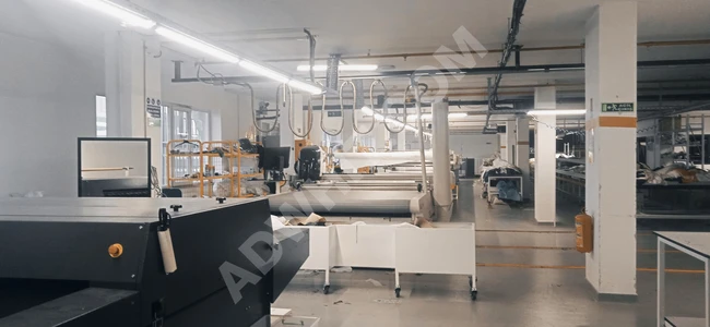 For rent with transfer: Textile factory in Halkalı