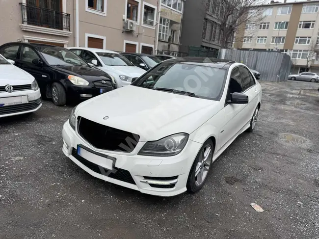 سيارة C180 AMG موديل 2012 - 5 سرعات BRC LPG - سقف زجاجي F1