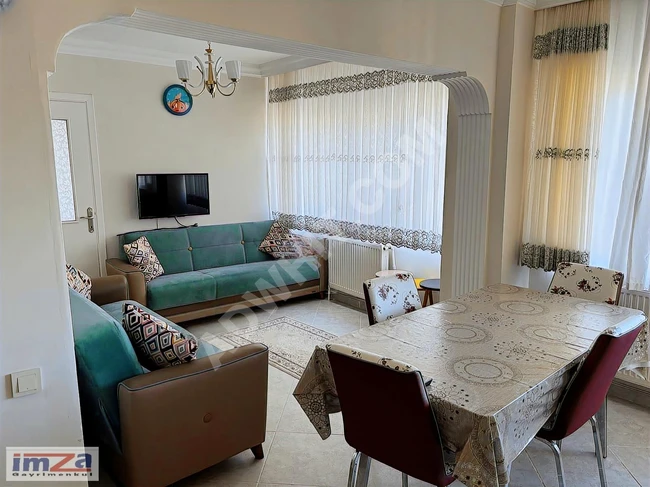 3+1 apartment in EMİNCANKENT complex, eligible for a loan with maintenance and use permit.