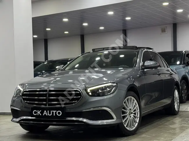 سيارةE200 D Exclusive  -موديل2021  75,000 كيلومتر، سقف زجاجي، بدون طلاء من CK AUTO