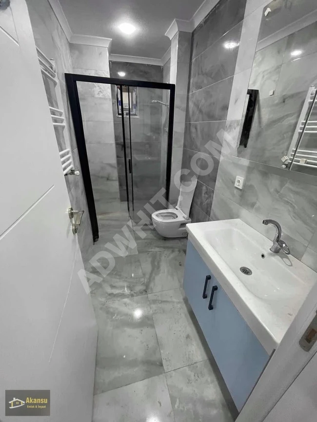 New 1+1 apartment in Çekmeköy with residence permit.