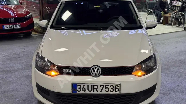 سيارة VW POLO 1.2 TDI موديل 2012 ديزل مانيوال مسافة 168,000 كم مع مصد GTI!