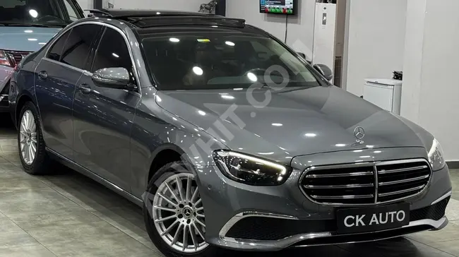 سيارةE200 D Exclusive  -موديل2021  75,000 كيلومتر، سقف زجاجي، بدون طلاء من CK AUTO