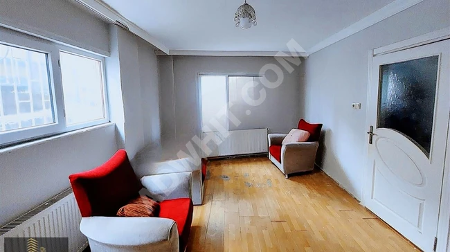 Furnished apartment 2+1 with an area of 80 square meters on the ground floor with a garden in FEVZİÇAKMAK.