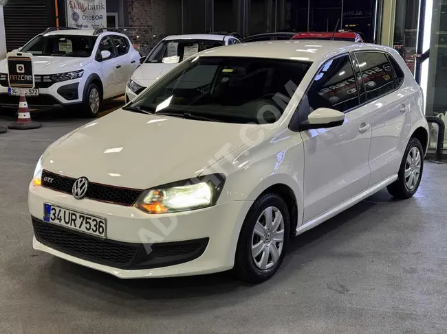 سيارة VW POLO 1.2 TDI موديل 2012 ديزل مانيوال مسافة 168,000 كم مع مصد GTI!