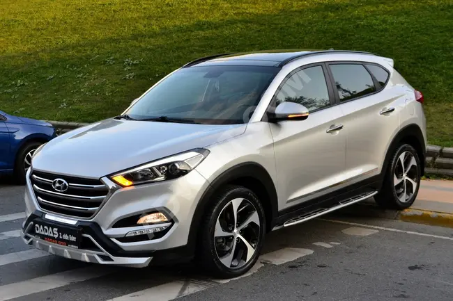 Hyundai Tucson  موديل 2017 55 ألف كم بسقف زجاجي، دفع رباعي، بدون عيوب