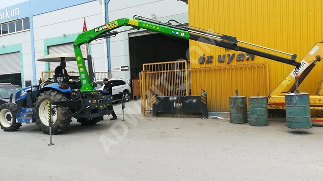 Manufacturing of cranes behind the tractor