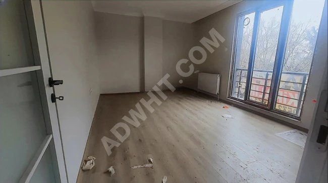 1+1 apartment on the middle floor, with a separate kitchen within walking distance to Çarşı Metro.