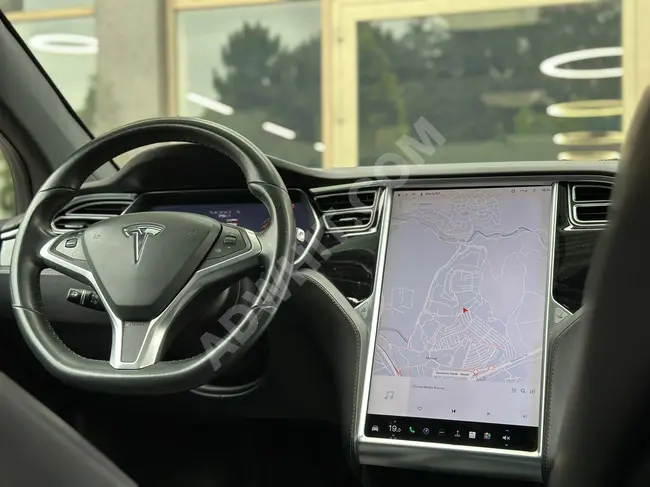 سيارة TESLA موديل  X 75D CCS / الدفع ببطاقة الائتمان