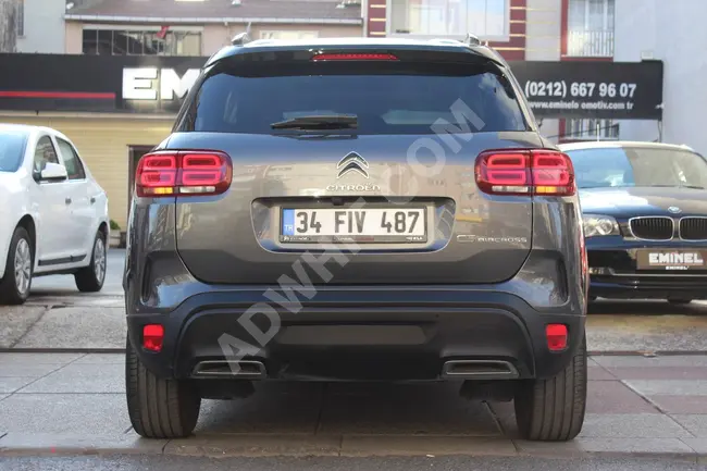 Citroen C5 Model 2022 with a glass roof, electric charging, speed tracking, and blind spot.